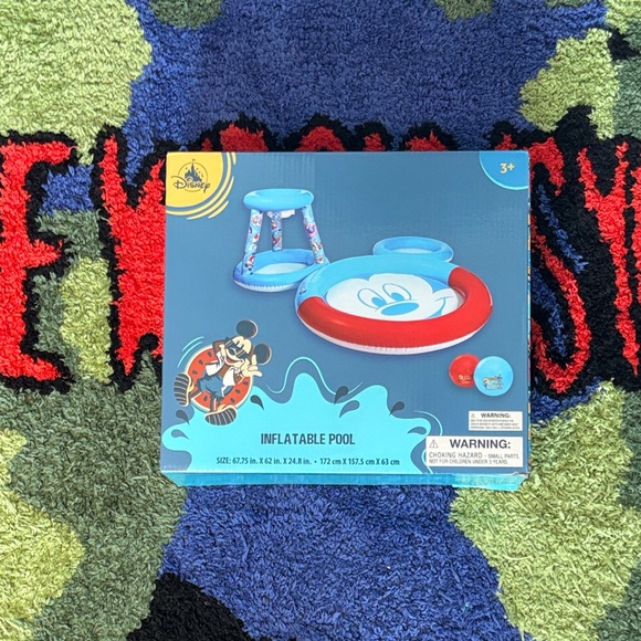 Kids Inflatable Mickey Mouse Pool - Picture 1 of 1